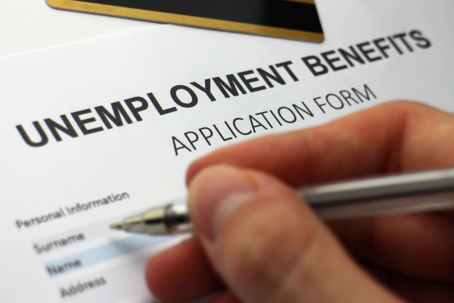 Unemployment benefits application form