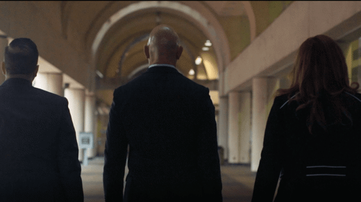 Attorney meeting with a client